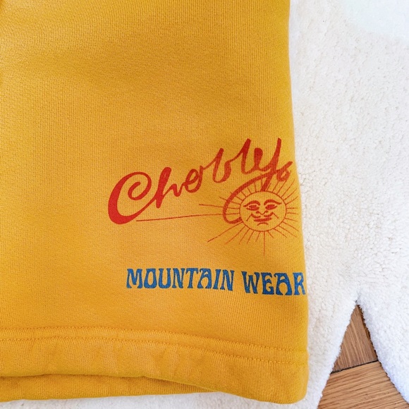 NWT Cherry LA Mountain Wear Sweatshorts Cali Gold Size Small “A Brighter Future” - Picture 9 of 13